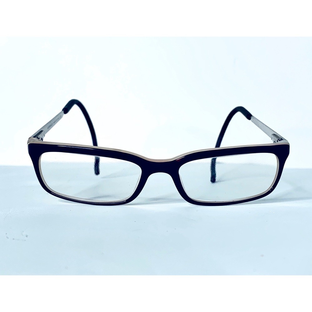 Versace Tortoise Rectangular Lucite Glasses Made In Italy MOD 3073 588 52 16 140